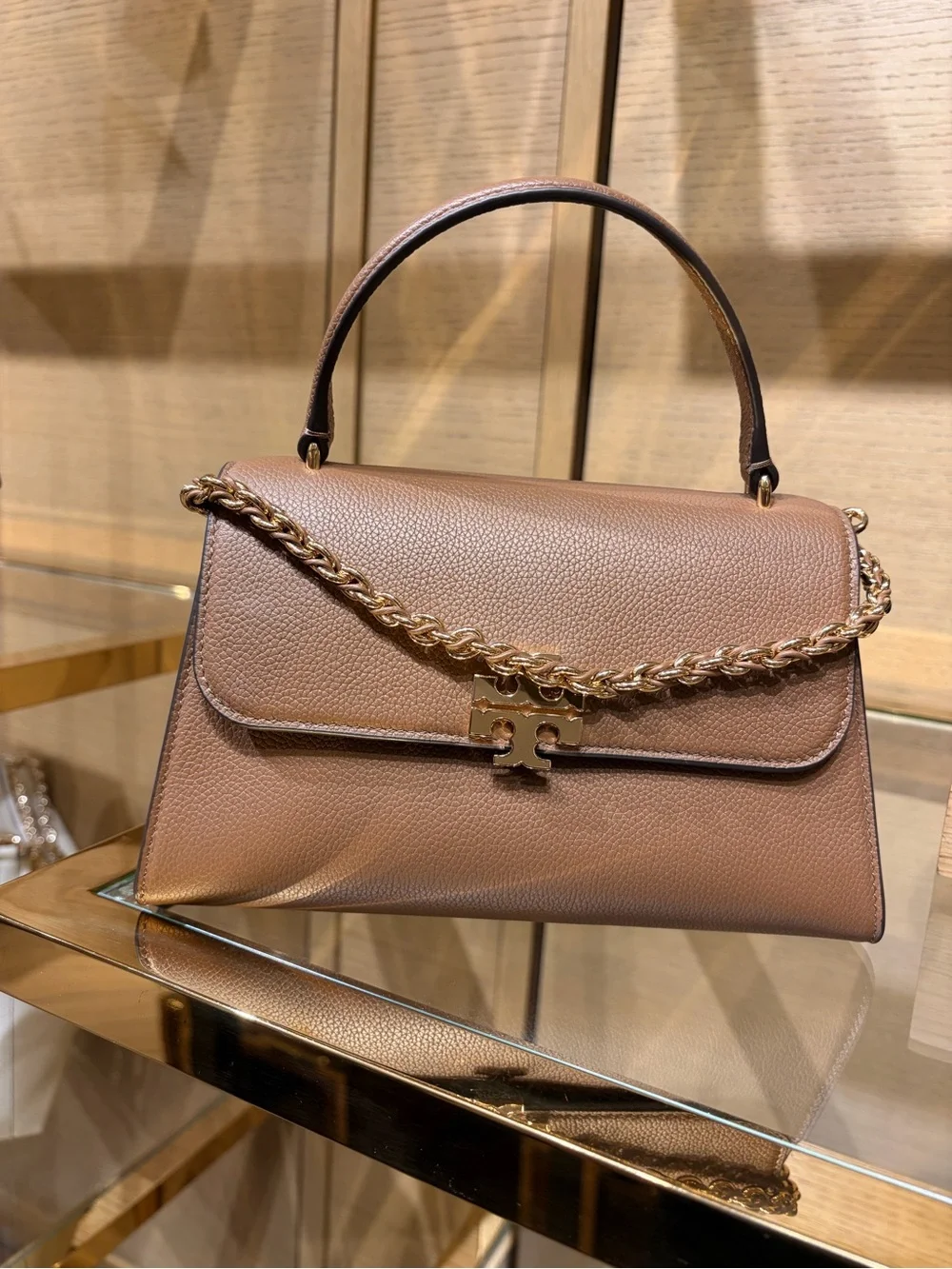 Tory Burch Britten leather Shoulder & Top-Handle Bag - new with tag